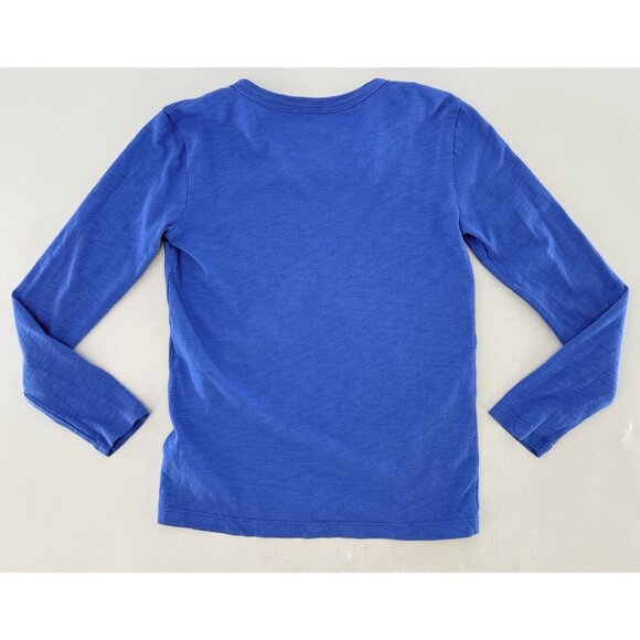 Crewcuts‎ Girl’s Blue Je T’-Aime Long Sleeve T-Shirt Size Small 6-7 Preppy - Picture 2 of 6